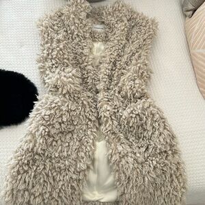 Emerson Fry Shearling vest Sz small